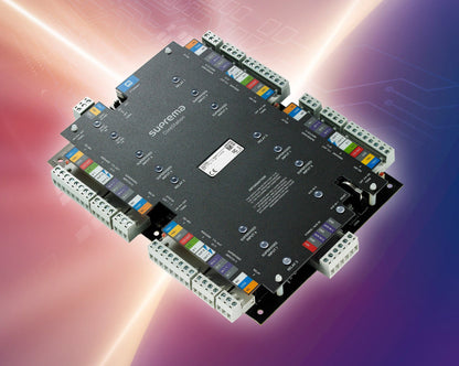 SUPREMA CS-40 CoreStation 4 Door Controller, Expandable to 132 doors, Up to 500,000 users, TCP/IP, Wiegand, RS485, Relay, Anti tamper, Compatible with BioEntry R2, 12V DC