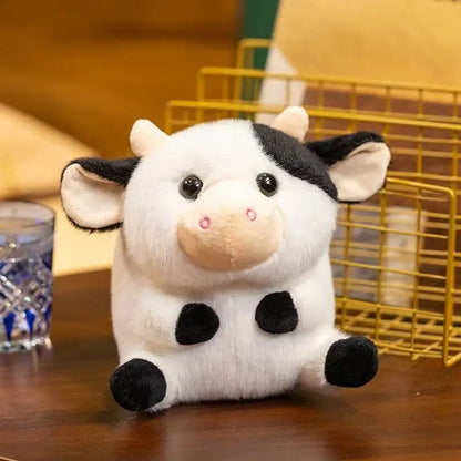 Mouse Plush Cow Plush Owl Plush - Kawaii Healing Animal Stuffed Toys 18cm Desk Decor