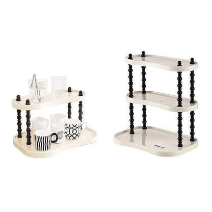 Cup Rack Mug Display Shelf Kitchen Organizer Bar Mug Holder Storage Stand - 3-Layer