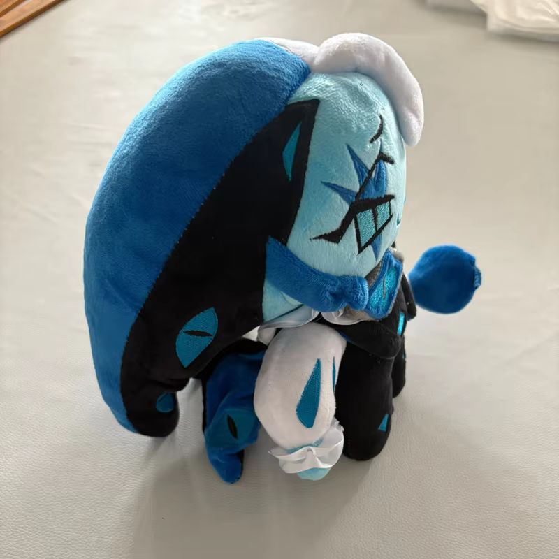 Shadow cookie plush Blue Jester Trickster Plush Pastel Wizard Puppet Master Plush 25cm