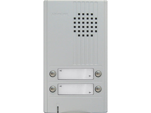 Aiphone DA-4DS – 4-Button 2-Wire Audio Door Station | Silver Metal | Dry Contact Lock Output | 15VAC | Multi-Tenant Apartment & Commercial Intercom