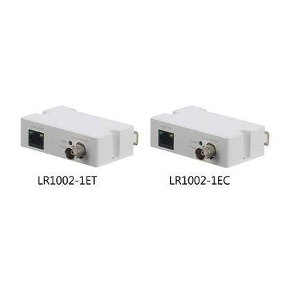 Dahua LR1002-1ET/ 1EC single port long reach ethernet over coax extender transmitter/ receiver