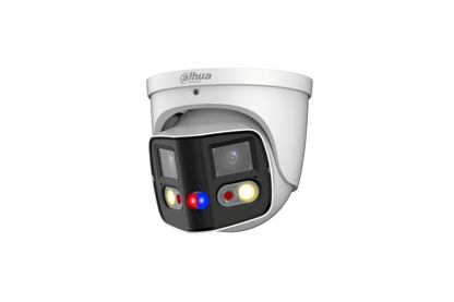 Dahua DH‑IPC‑PDW3849‑A180‑AS‑PV 8MP TiOC Duo Splicing 180° Wide‑Angle Eyeball WizSense Network Camera (IP67, Smart Dual Light, EPTZ)
