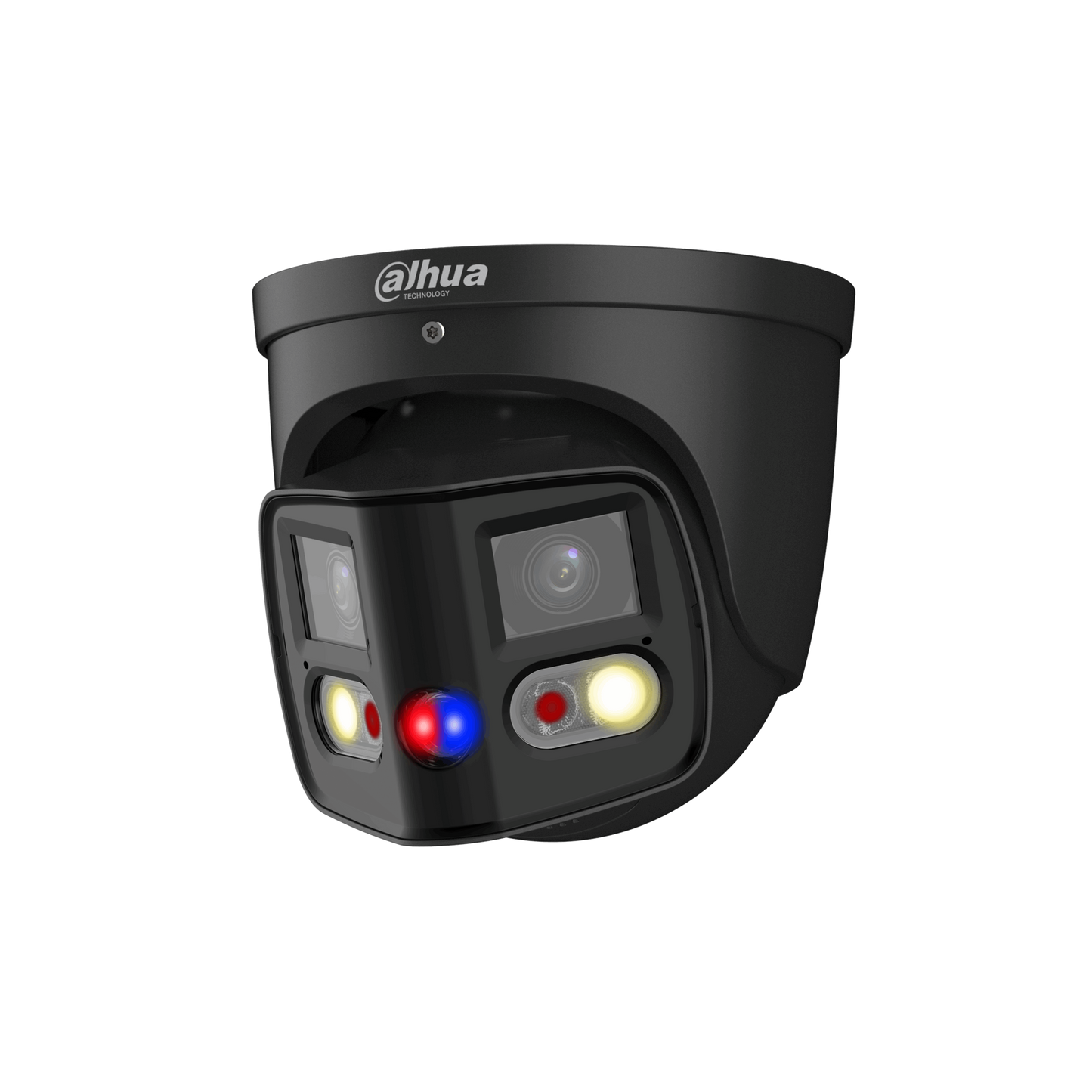 Dahua DH‑IPC‑PDW3849‑A180‑AS‑PV 8MP TiOC Duo Splicing 180° Wide‑Angle Eyeball WizSense Network Camera (IP67, Smart Dual Light, EPTZ)