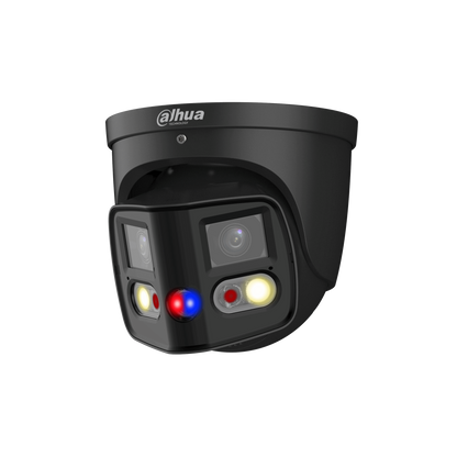 Dahua DH‑IPC‑PDW3849‑A180‑AS‑PV 8MP TiOC Duo Splicing 180° Wide‑Angle Eyeball WizSense Network Camera (IP67, Smart Dual Light, EPTZ)