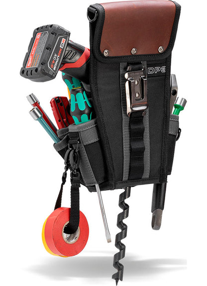 Veto Pro Pac TECH DP3 HVAC Technician Tool Bag – Compact Open-Top Drill & Tool Pouch with 17 Pockets, Weather-Resistant, Belt & Molle Compatible (220x165x305mm)