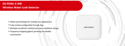 Hikvision AX PRO Series DS-PDWL-E-WB Wireless Water Leak Detector