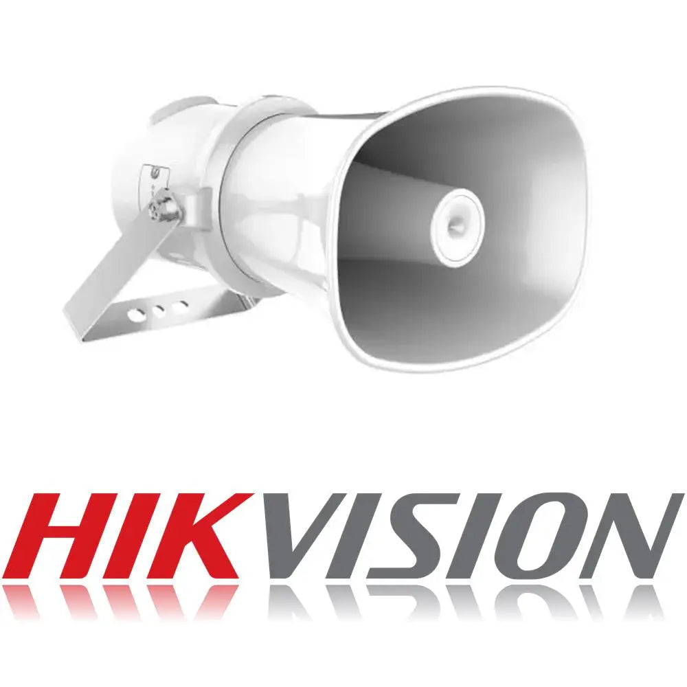 Hikvision DS-QAZ1307G1T-E 7W Network IP Horn Speaker – PoE Powered, IP67-Rated, Two-Way SIP Audio – Backorder Only