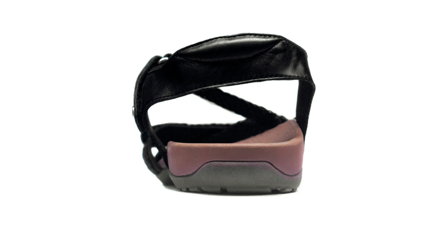 Eliza Orthotic Sandals - Black