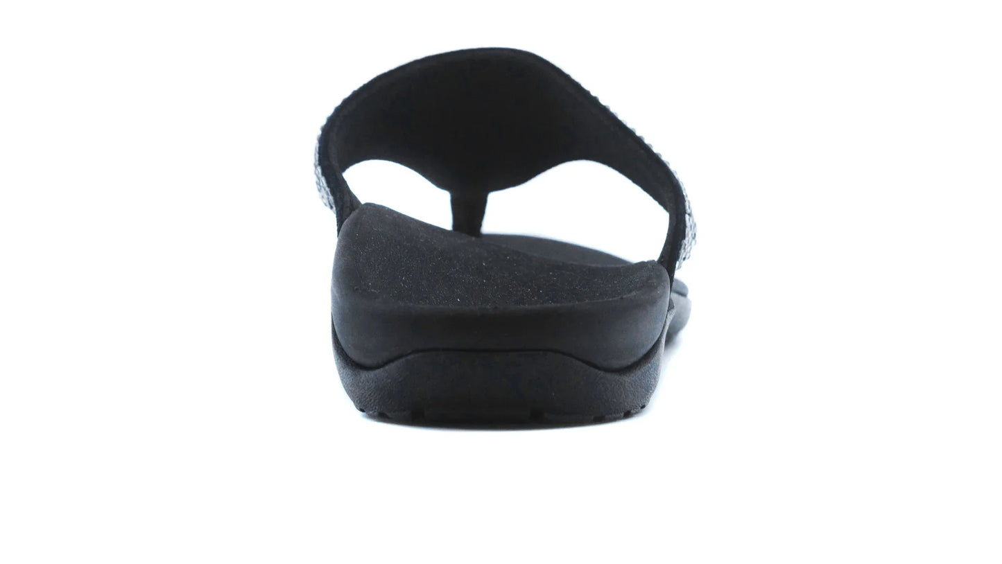 Alexa Orthotic Sandals - Black