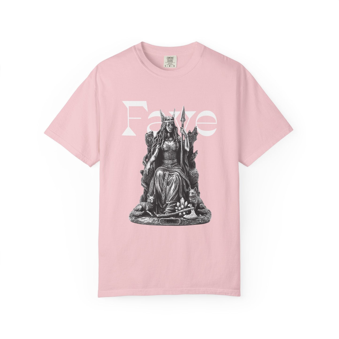 Freyja Norse Goddess Graphic Tee, Folkvangr Viking Shirt