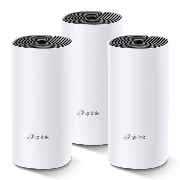 TP-Link Deco M4 AC1200 Whole Home Mesh Wi-Fi System (1-Pack / 2-Pack / 3-Pack) with Seamless Coverage & Parental Controls