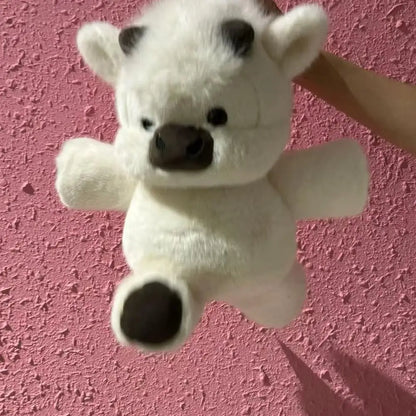 Reversible 45cm Cute Cow Plush - Soft Pig Cow Stuffed Plush Toy for Kids & Adults