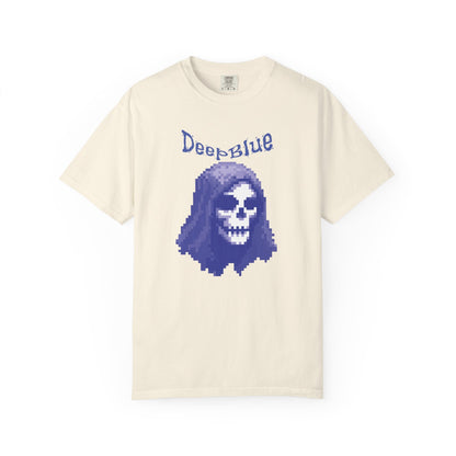 Resynced from the Deep Blue - Pixel Pirate Unisex Graphic Tee | Glitch Art Gamer Shirt By Aprasi