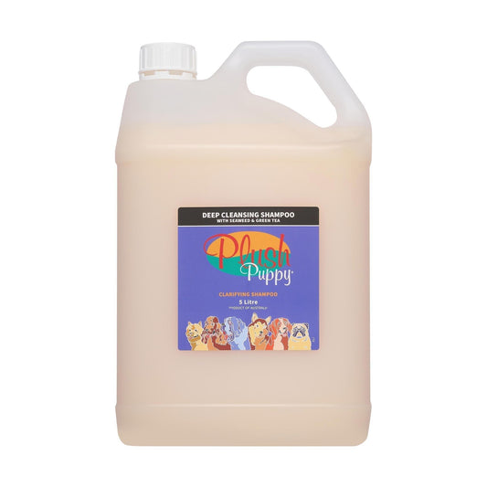Plush Puppy deep cleansing dog shampoo jug, 5 L