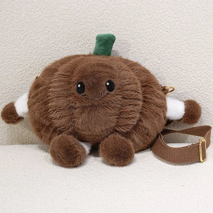 Dryad Fruit Plush Toy, Delicious in Dungeon Plush, Dungeon Meshi Pumpkin Face Anime Plush