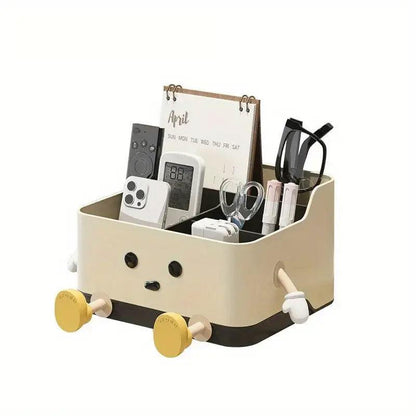 Desktop Organizer Storage Box Household Clutter Compartmentalized Container - Standing