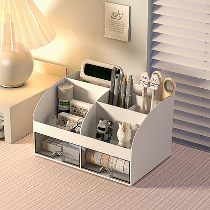 Desktop Storage Box White/Blue/Pink Paper Boxes Type Other Blue