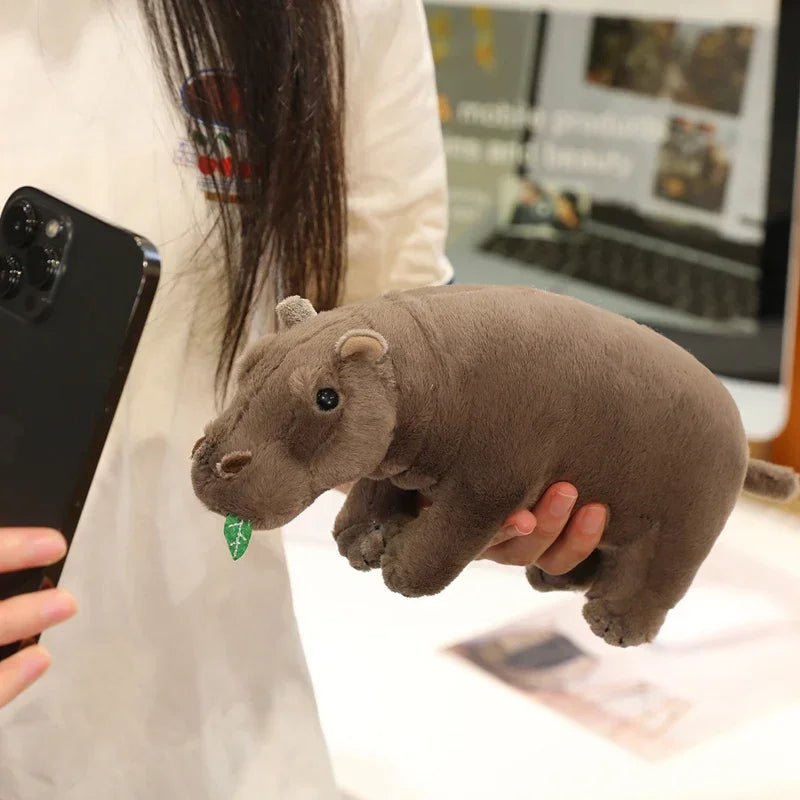 Adorable Baby Moo Deng Plush Soft Pygmy Hippo Stuffed Toy (25-30cm)