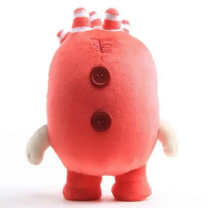 Colorful Furry Square Plushies Antennas Plushies Silent Expressive Mood Plushies 24cm