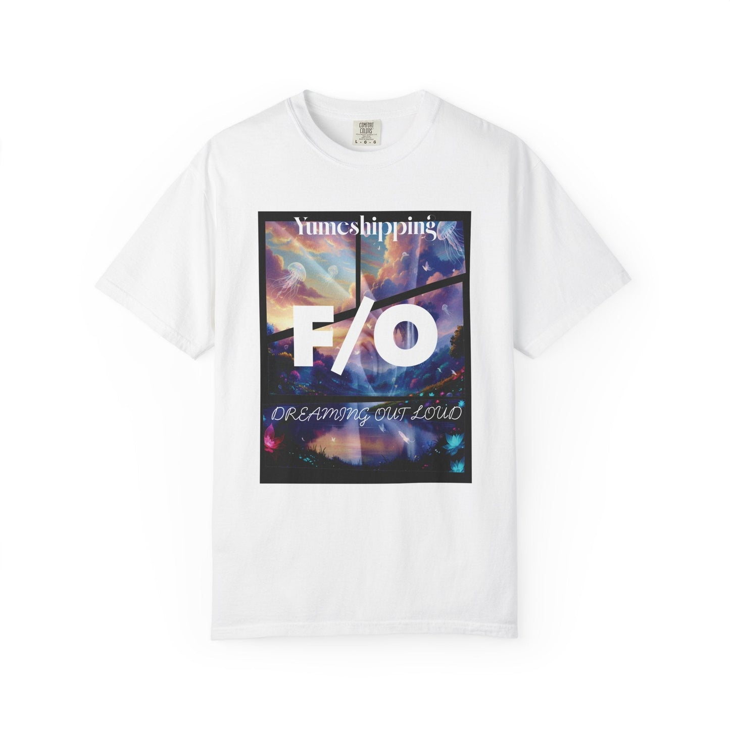 Yumeshipping Graphic Tee  Dreaming Out Loud F/O Self-Ship Shirt  Anime Fantasy Night Sky
