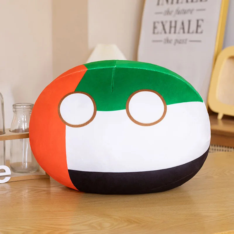 Countryball Plush Flag Plushes Polandball Stuffed Plushies Football Festival Plushies