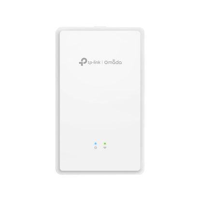TP-Link Omada EAP625GP-Wall AX1800 Wi-Fi 6 Wall Plate GPON Access Point | 1× GPON Port | PoE Out | Seamless Mesh Roaming | Enterprise-Grade Networking