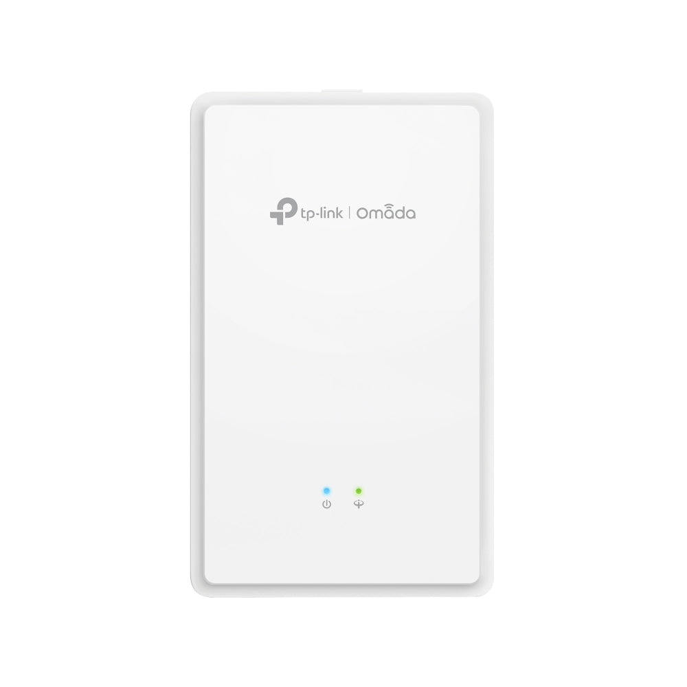 TP-Link Omada EAP615GP-Wall AX1800 Wi-Fi 6 Wall Plate GPON Access Point | GPON Port | Omada Mesh | Seamless Roaming | Enterprise Fibre Networking