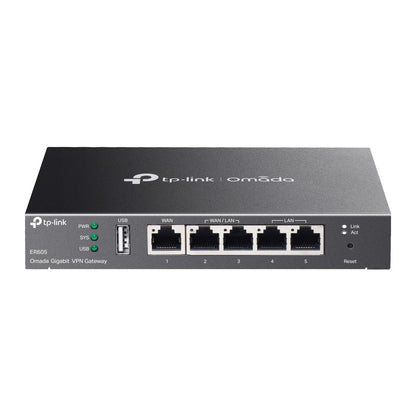 TP-Link ER605 Omada Gigabit VPN Gateway | High-Security Multi-WAN Router with Centralized Cloud Management