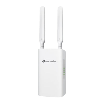 TP-Link ER703WP-4G-Outdoor Omada 4G+ Cat6 AX3000 Wi-Fi 6 Outdoor/Indoor Gateway | High-Speed LTE, Dual-Band Wi-Fi 6, PoE, and VPN