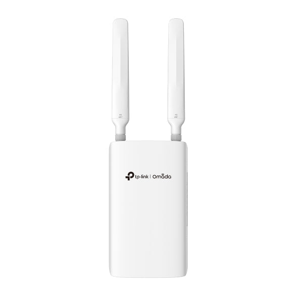TP-Link ER703WP-4G-Outdoor Omada 4G+ Cat6 AX3000 Wi-Fi 6 Outdoor/Indoor Gateway | High-Speed LTE, Dual-Band Wi-Fi 6, PoE, and VPN