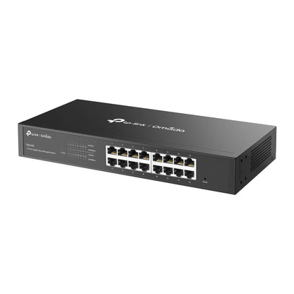 TP-Link Omada ES216G 16-Port Gigabit Easy Managed Switch | Silent Fanless Operation, Cloud Management, VLAN and QoS