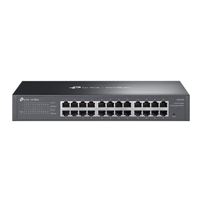 TP-Link Omada ES224G 24-Port Gigabit Easy Managed Switch | Silent Fanless Design, Cloud Management, VLAN and QoS