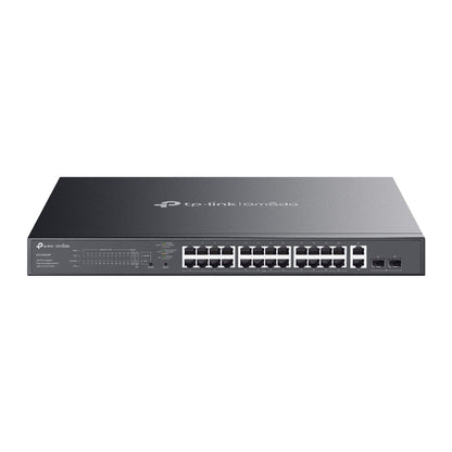 TP-Link Omada ES228GMP 28-Port Gigabit Easy Managed Switch with 24-Port PoE+ | 384W Budget, Omada Cloud Management, Long-Range PoE