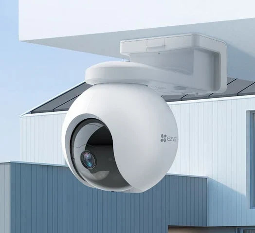 EZVIZ HB8 2K⁺ Battery-Powered PTZ Pan & Tilt Wi-Fi CCTV Camera – Smart 360° Outdoor Surveillance with solar panel