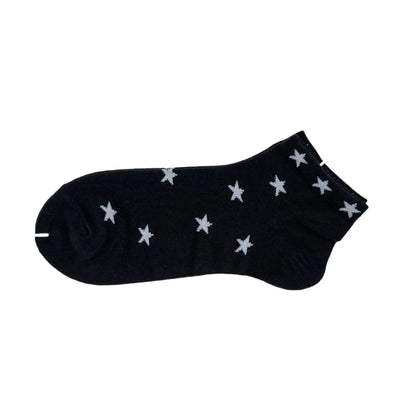 Womens 3 Pairs of Low Cut Stars Women Girls Cotton Socks