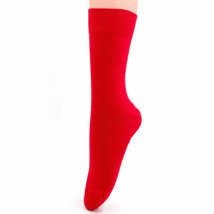 1 Pair Premium Loose Top Socks Cotton Crew Non-Binding Comfort Men Women