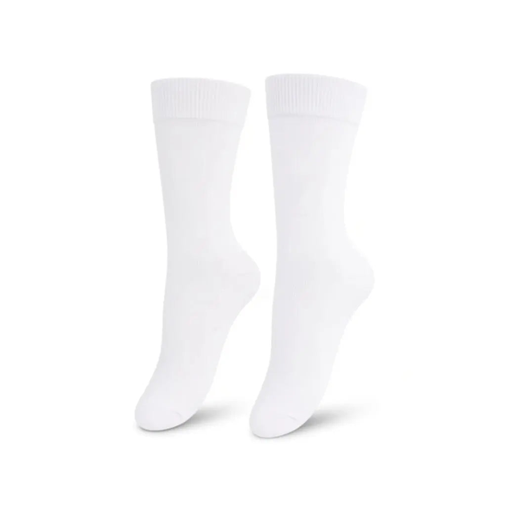 1 Pair Premium Loose Top Socks Cotton Crew Non-Binding Comfort Men Women