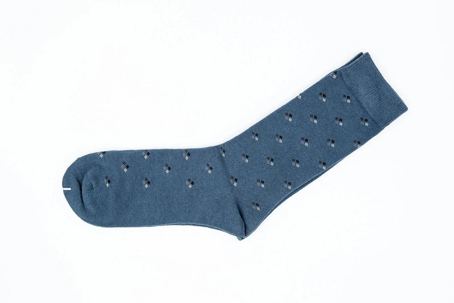 Mens Crew Comfort Business Casual Pure Cotton Navy Blue Men Socks 6-11