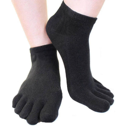 Toe Socks 3 Pack of Set Cotton Ankle Five Finger Socks