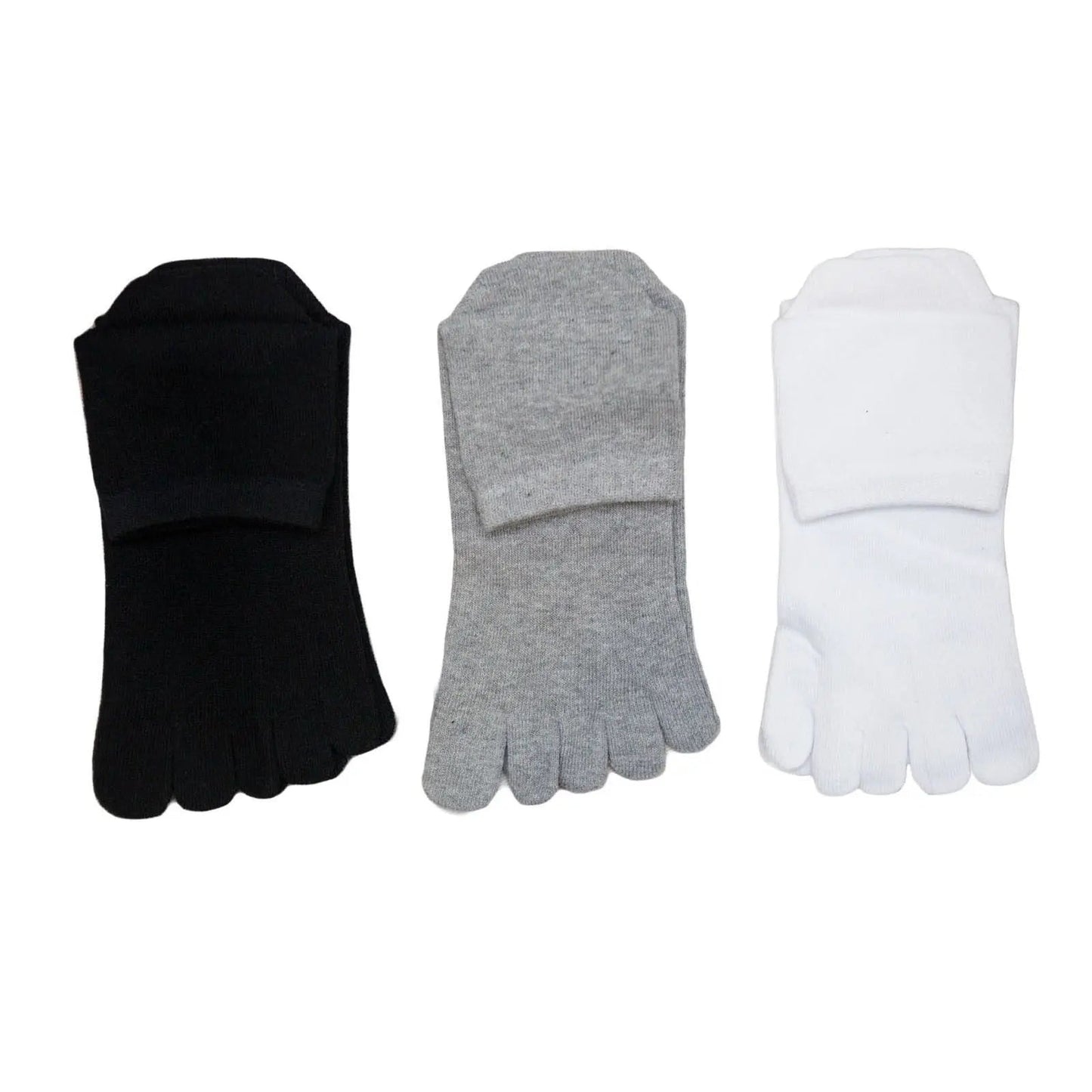 Toe Socks 3 Pack of Set Cotton Ankle Five Finger Socks