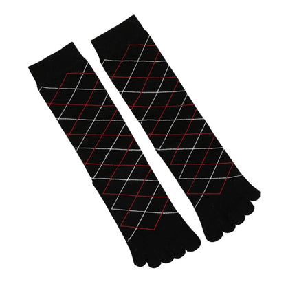 Casual Black Diamond Toe Socks Gift Box