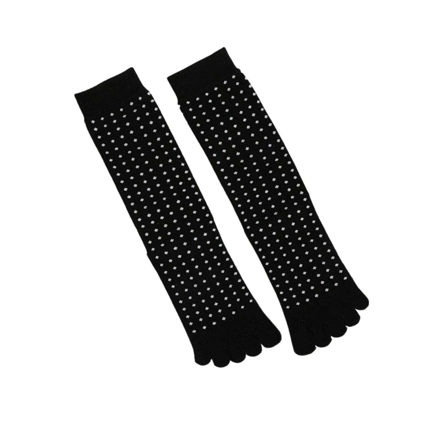 Casual Black Diamond Toe Socks Gift Box