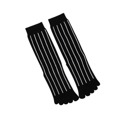 Casual Black Diamond Toe Socks Gift Box