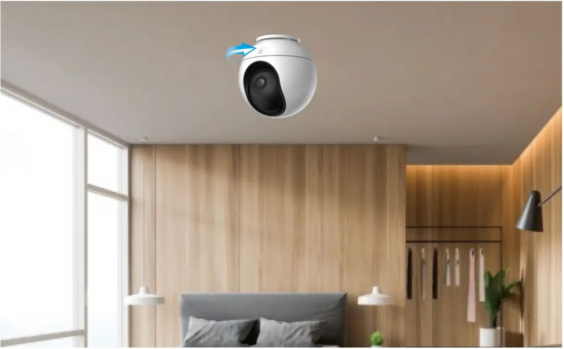 EZVIZ H6 Smart Home Wi-Fi Camera – Full-Coverage Security with Crystal-Clear 3K Resolution Indoor Camera