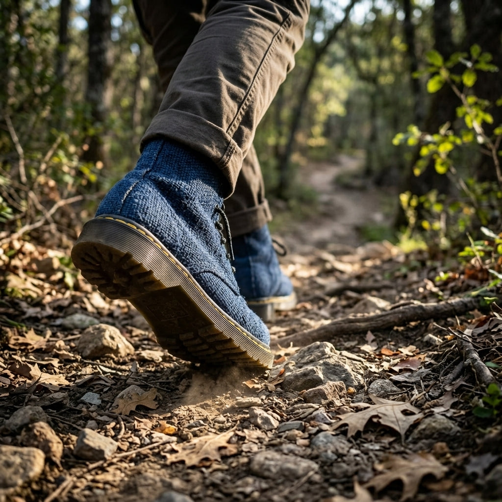 Hemp Hiking Boots – Ankle High Vegan Hemp Boots Australia