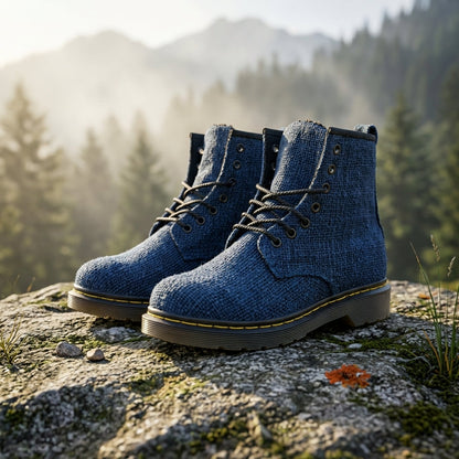 Hemp Hiking Boots – Ankle High Vegan Hemp Boots Australia