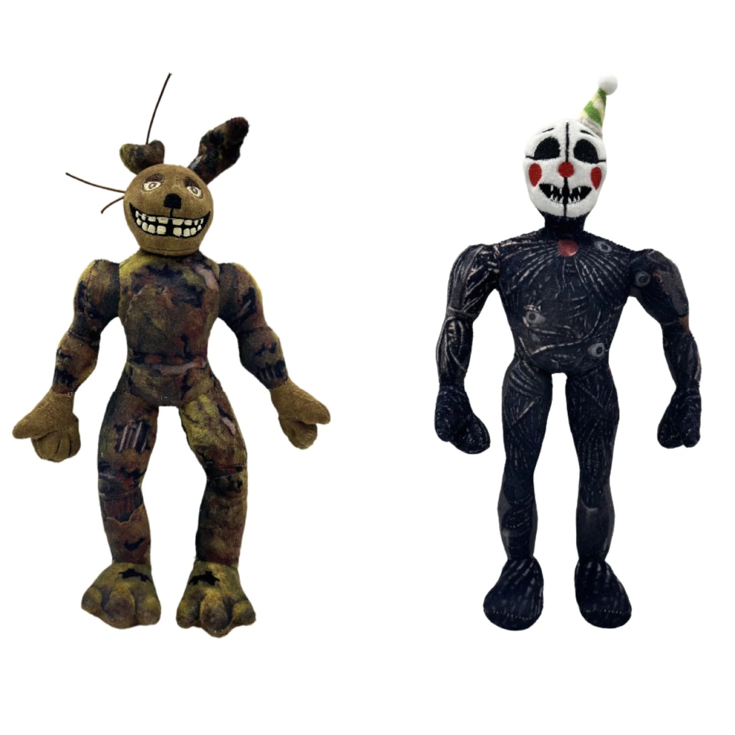 Springtrap Plush & Ennard Plush Bite By Night FNAF Horror Game Handmade Plushies 25cm Decayed Rabbit Plush