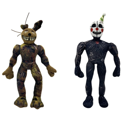 Springtrap Plush & Ennard Plush Bite By Night FNAF Horror Game Handmade Plushies 25cm Decayed Rabbit Plush