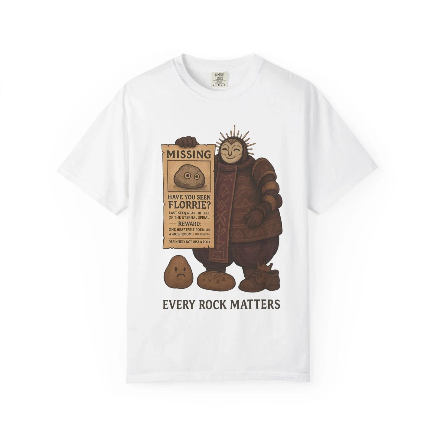 Esquie Missing Pet Rock T-Shirt | Clair Obscur Expedition 33 Game Merch | Whee Whoo Whee Whoo